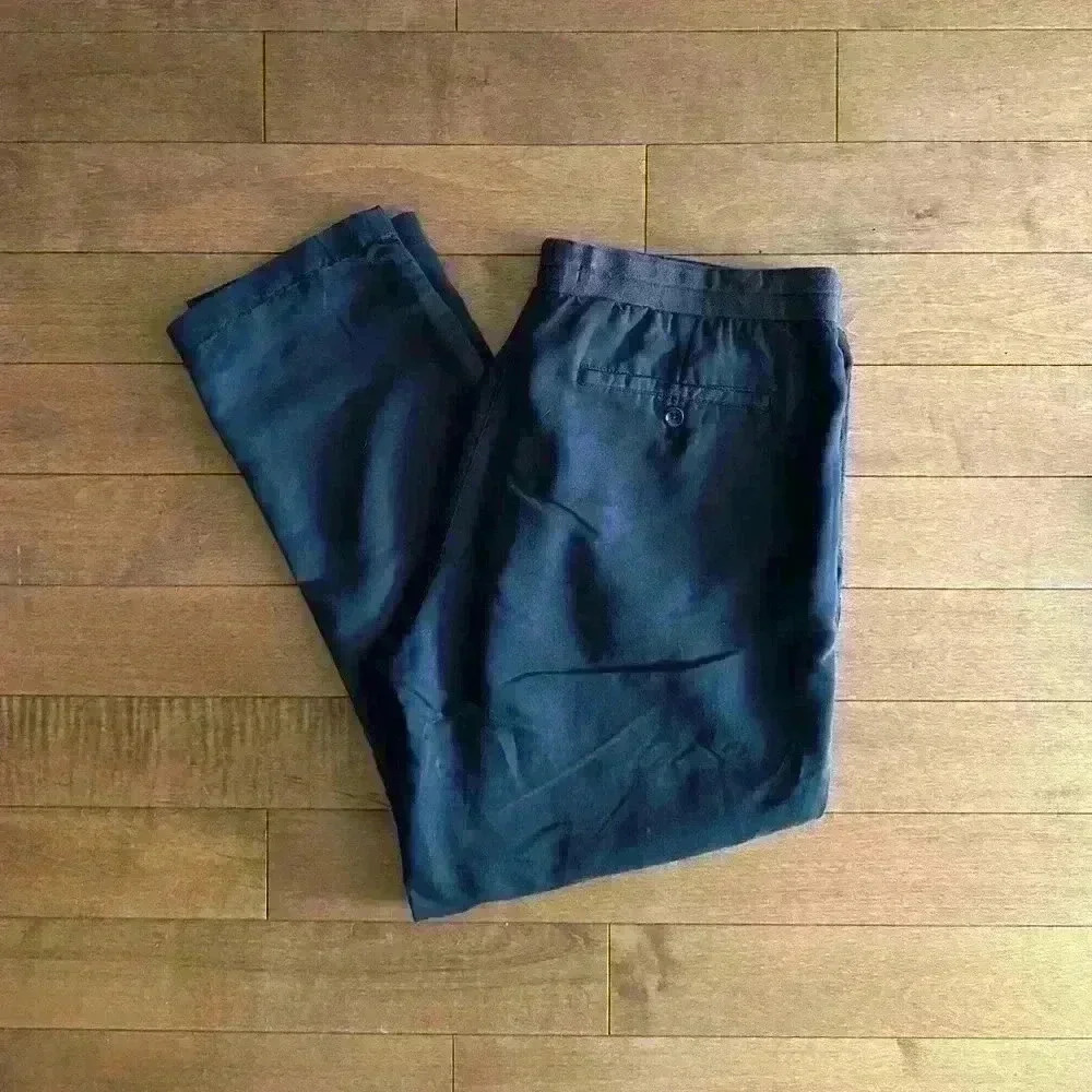 GAP | Women’s boyfriend dark  grey black pants size large